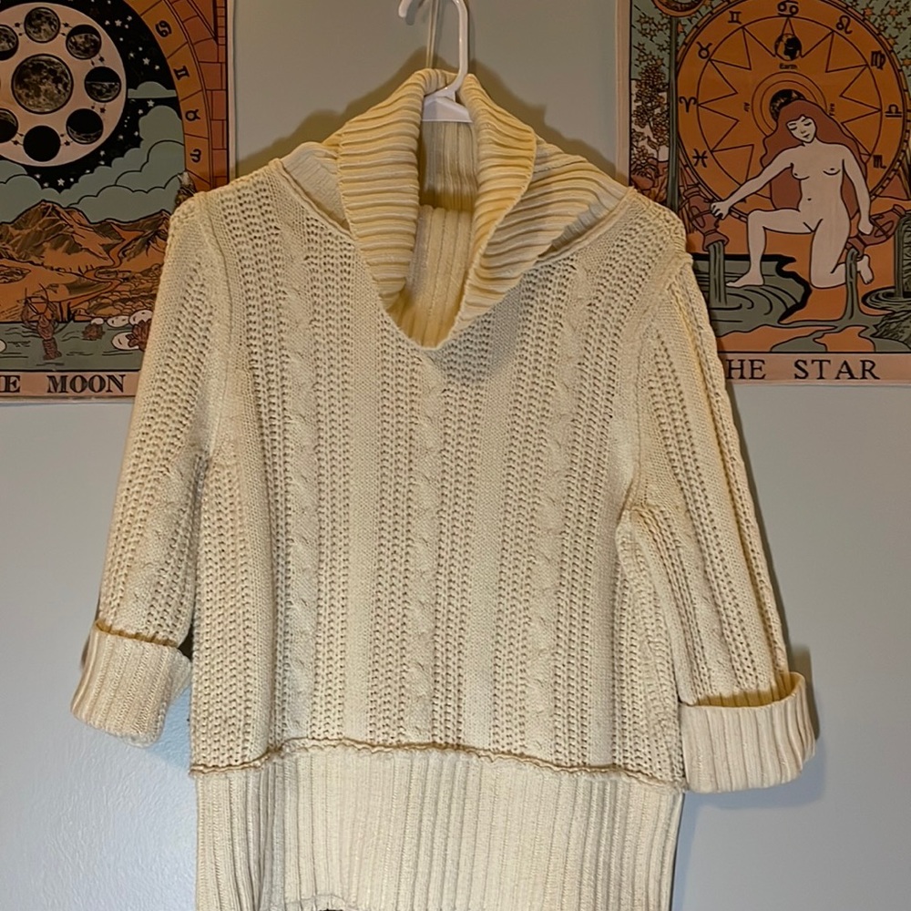 Chunky Knit Turtleneck Sweater